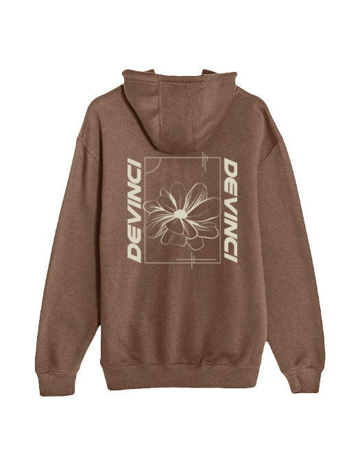 Hoodie Fleur - Chestnut
