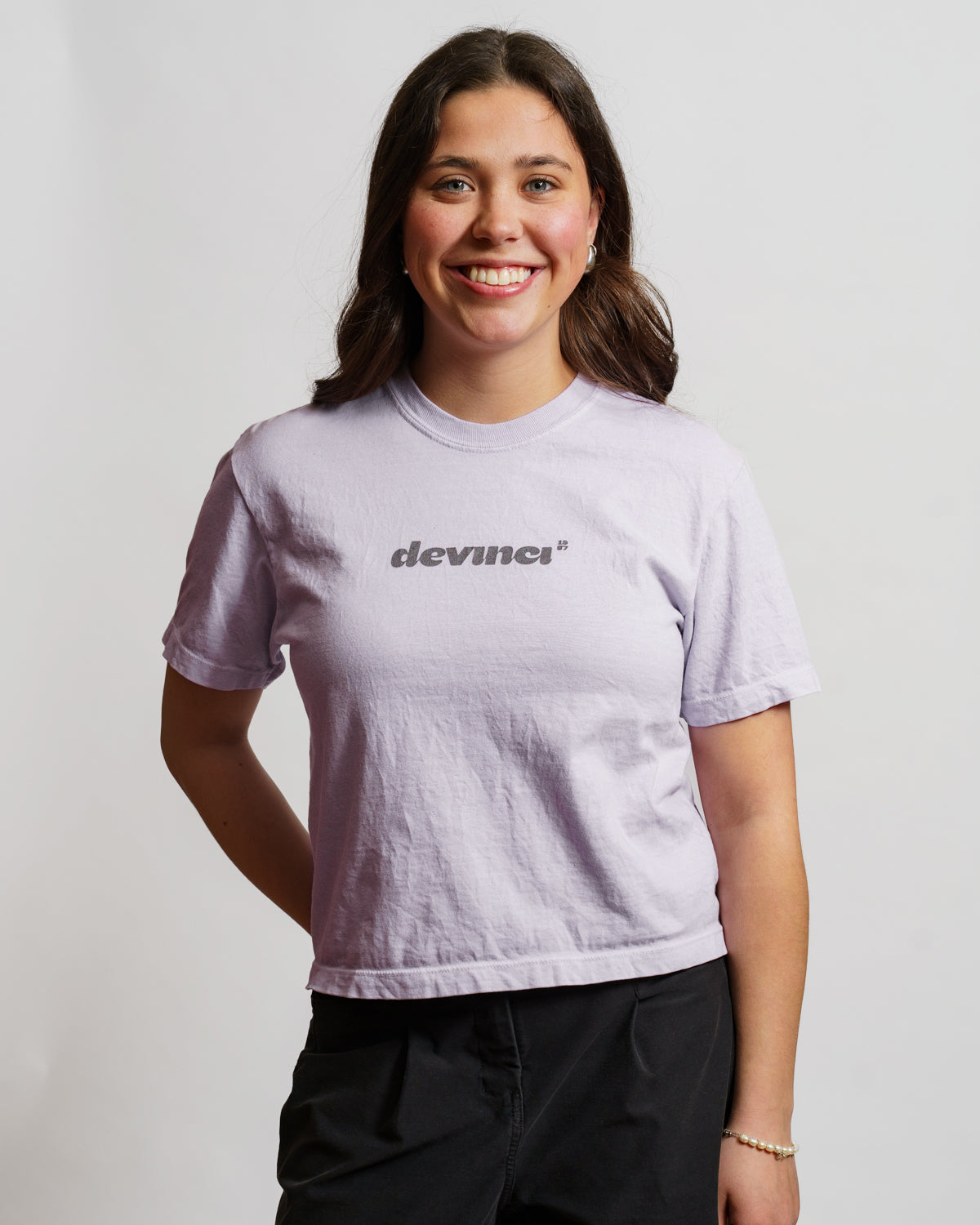 <tc>Lavender Boxy T-shirt</tc>