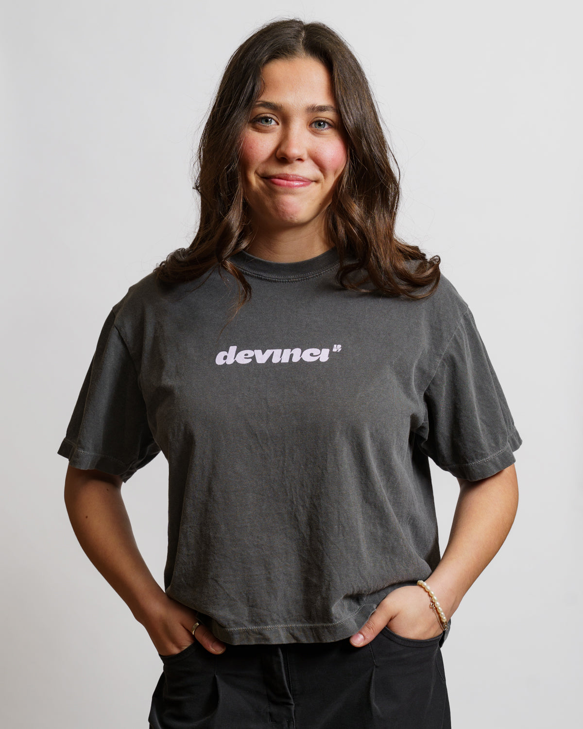 T-shirt Boxy Délavé