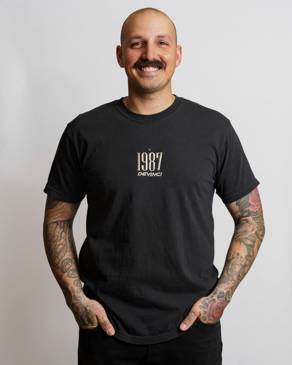 T-shirt Vintage Brodé 1987